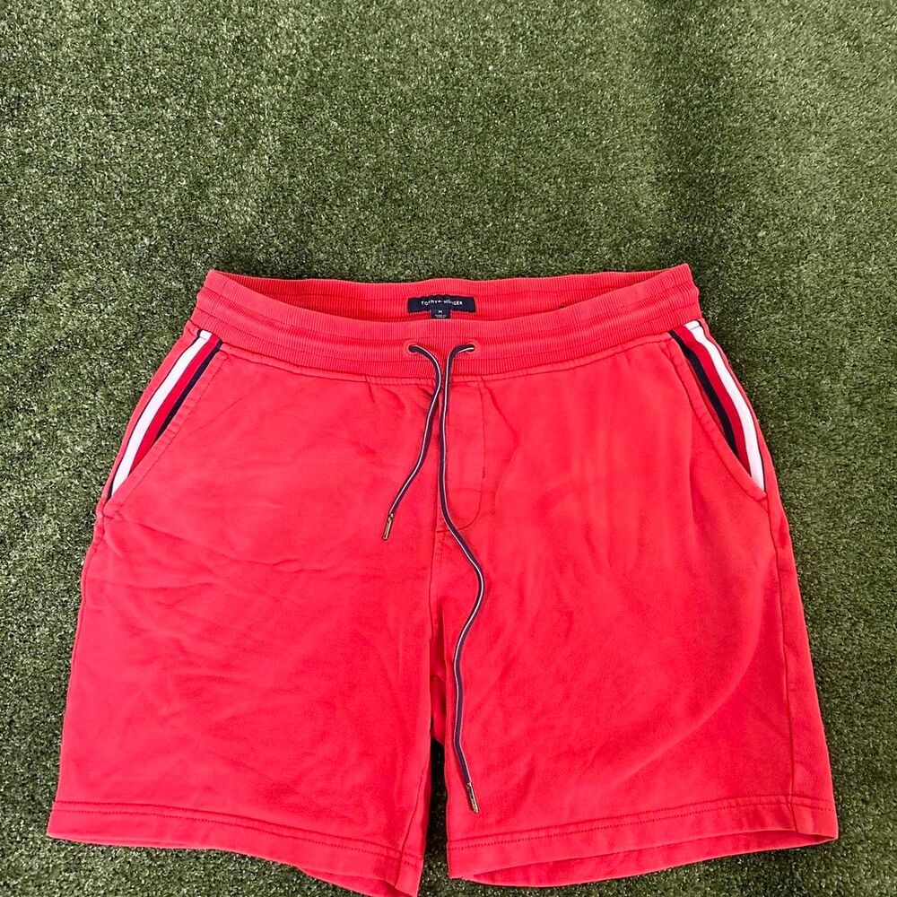 Tommy-hilfiger Men's Red Shorts